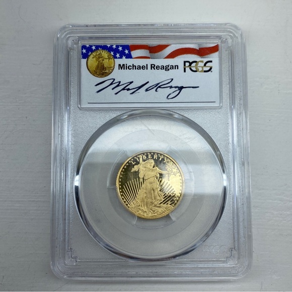 2010-WPCGS PR69 DCAM $10 Gold Eagle Reagan Legacy Series 1/4oz Gold Coin - Picture 11 of 13
